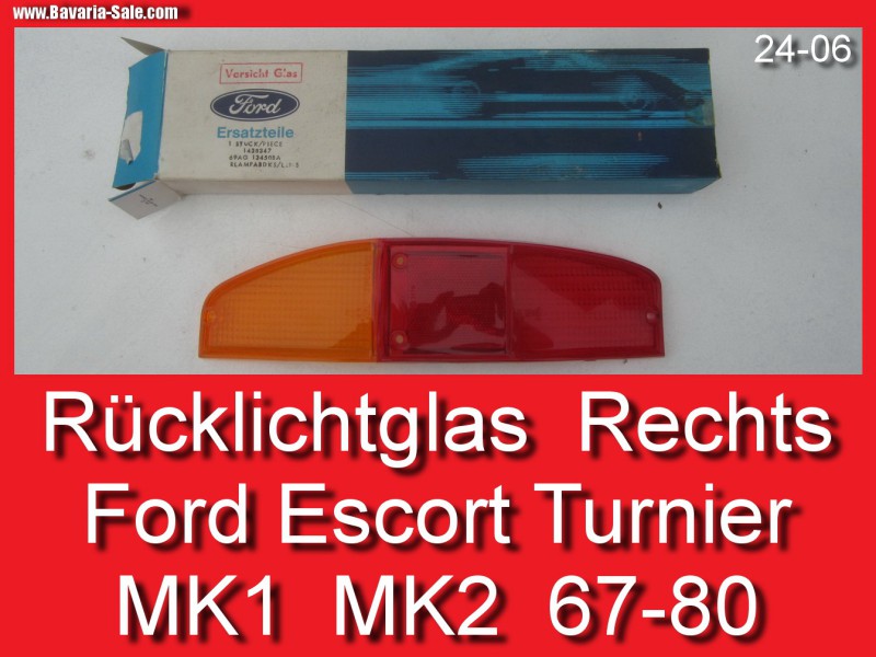 ❌ Rcklichtglas Ford Escort MK1 MK2 1438347