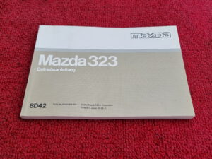 Bedienungsanleitung Bordmappe Mazda 323 BG BG8 GTR GTX TX