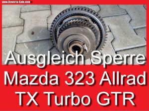 Getriebe Ausgleich LSD Sperre Mazda 323 GTR Allradgetriebe BG8