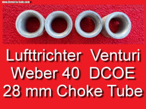 Weber Doppelvergaser 40 DCOE Lufttrichter Venturi 28 mm BMW 1602