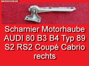 Motorhaubenscharnier Audi 80 B4 Scharnier Typ 89 893823302A