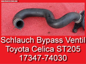 Schlauch Bypass Ventil Toyota Celica ST205 GT4 17347-74040 17347-74030