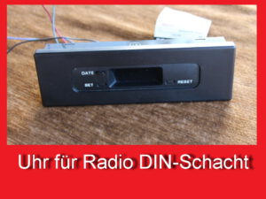 Digitaluhr Uhr für DIN Radioschacht und Mazda 121 DB