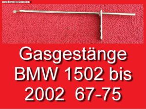 Gasbetätigung Gasgestänge Stange BMW 1602 2002 E10 Solex 35411103814