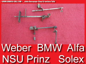 Gasgestänge Doppelvergaser Weber Delorto Alfa BMW Opel NSU Prinz