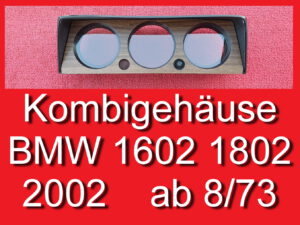 Kombiinstrument Gehäuse für Drehzahlmesser BMW 1602 2002 E10