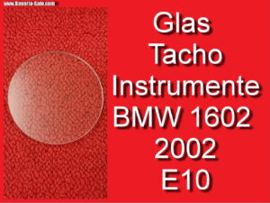 Glas Tacho Kombiinstrument BMW 1602 1802 2002 E10 Ti Tii