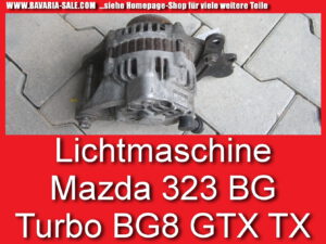 Mazda Lichtmaschine 323 BG8 Turbo TX TXL GTX 1989-1994