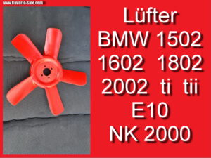 Lüfter-Flügel Windflügel BMW E10 1602 2002 NK M10 Motor-Kühlung 1255505