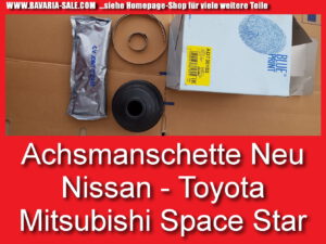 Faltenbalg Achsmanschette Toyota Avensis Nissan Mikra Mitsubishi Space Star