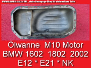 Ölwanne BMW 1602 E10 2002 M10 NK E12  11131255164