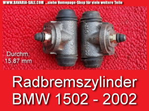 Radbremszylinder Bremstrommel BMW E10 1502 1802 2002 15,8 mm